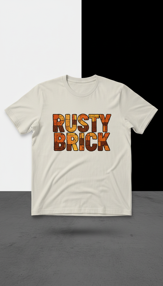 Rusty Brick Lettered Type SVG