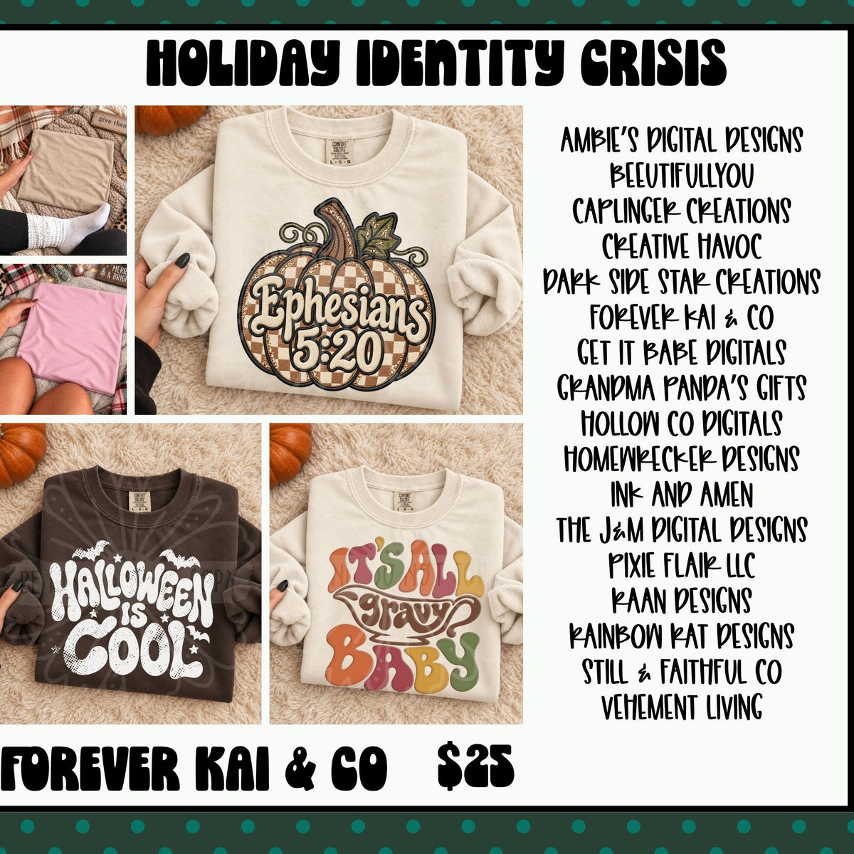 Holiday Identity Crisis Collab: 17 designers