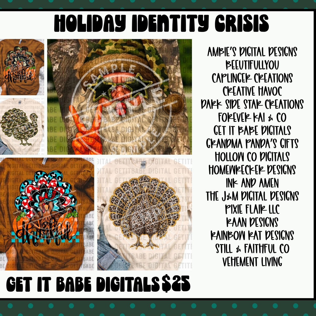 Holiday Identity Crisis Collab: 17 designers