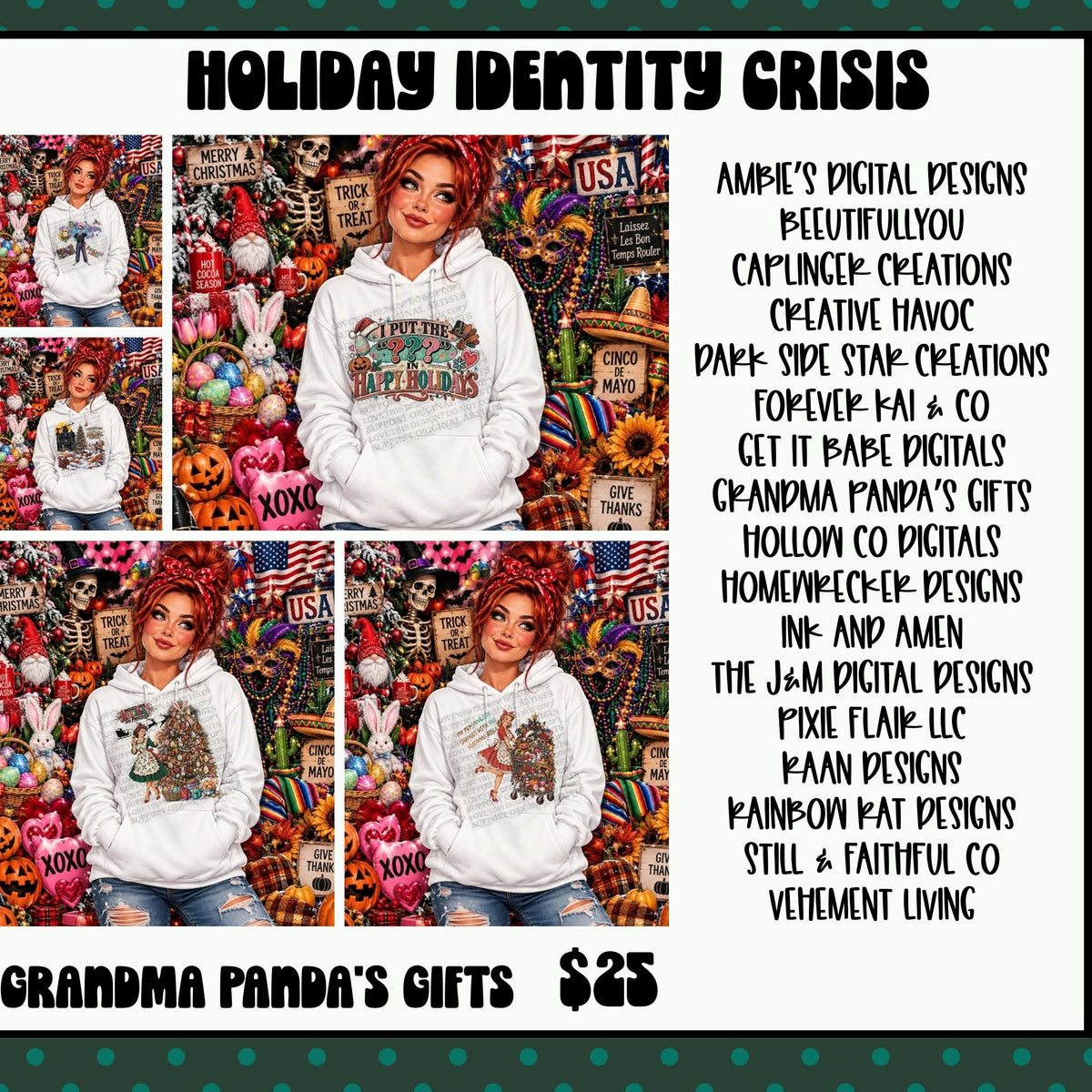Holiday Identity Crisis Collab: 17 designers
