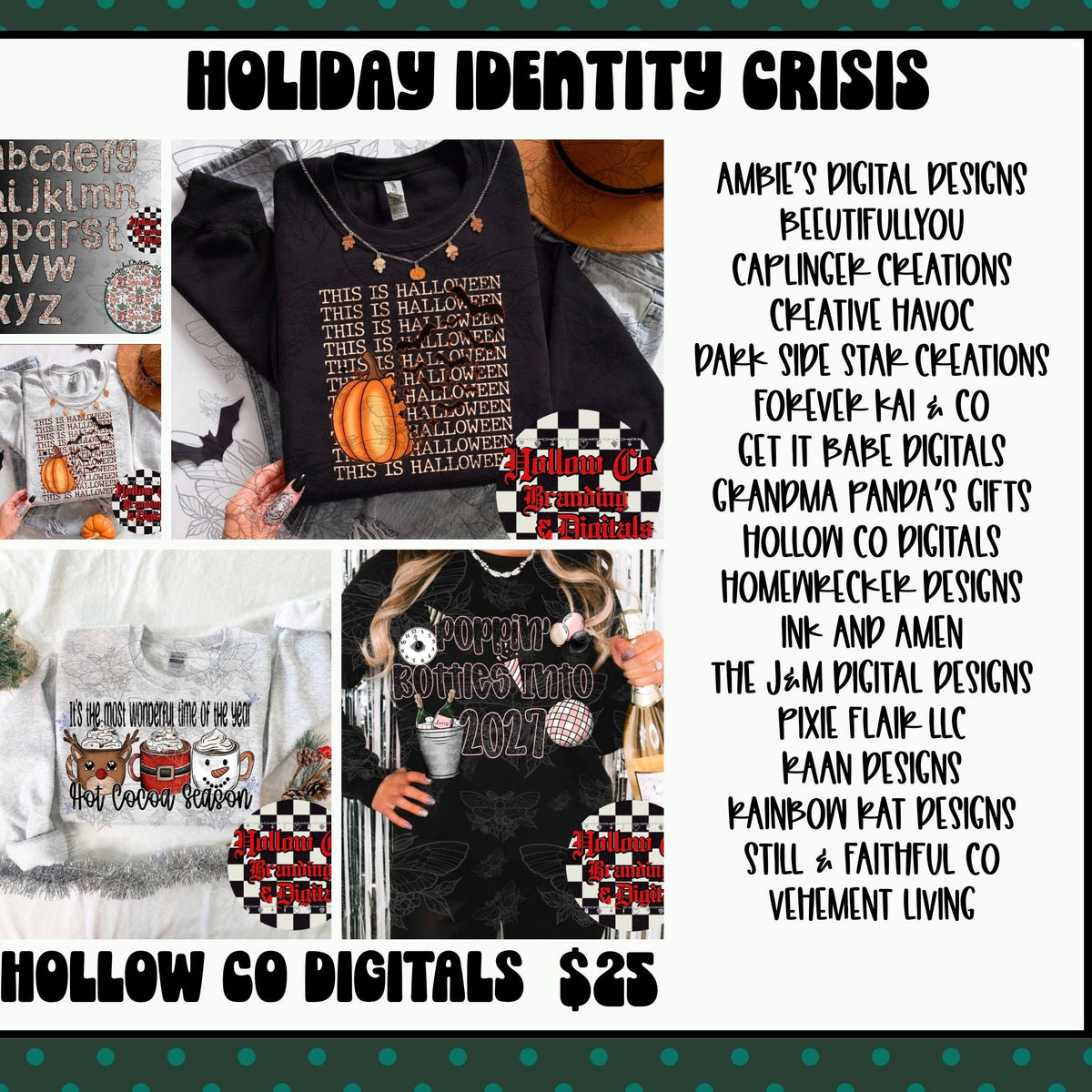 Holiday Identity Crisis Collab: 17 designers