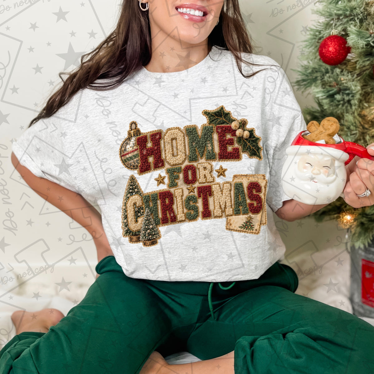 Home For Christmas PNG design from Homewrecker Design Shop