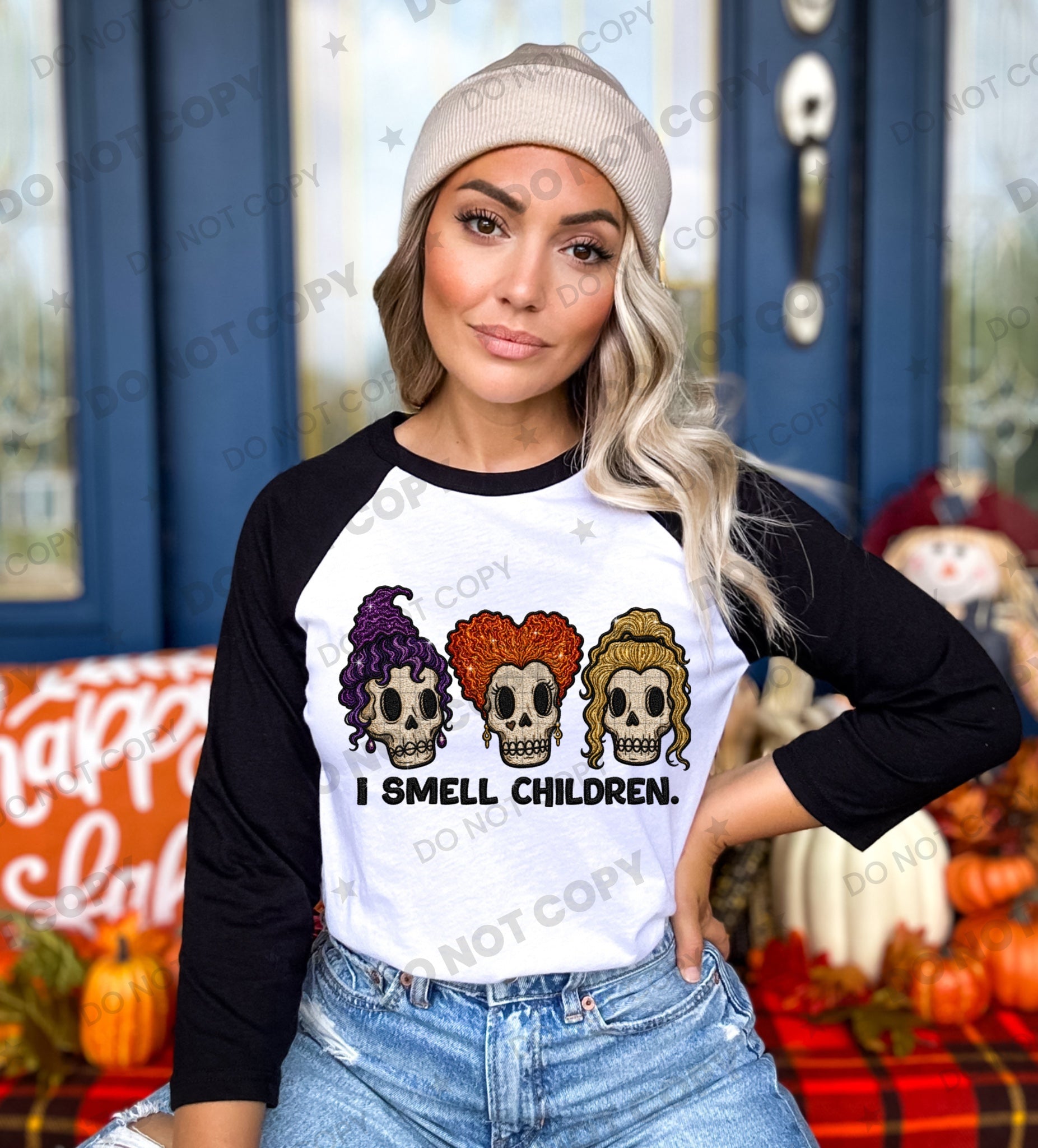 I Smell Children skull trio PNG design from Homewrecker Design Shop