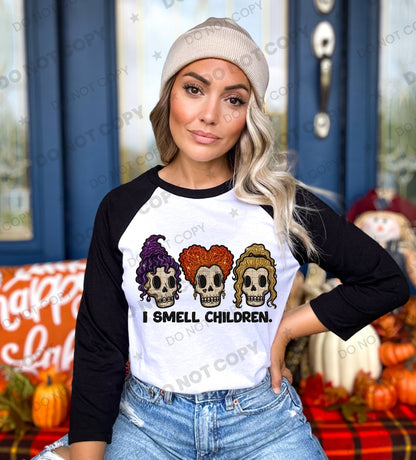 I Smell Children skull trio PNG design from Homewrecker Design Shop