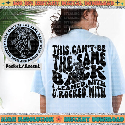 This Can’t Be the Same Back I Leaned with And Rocked with, Dancing Skeleton, , PNG Download