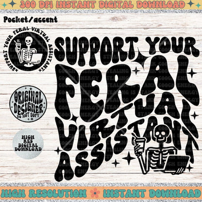 Support your feral virtual assistant PNG