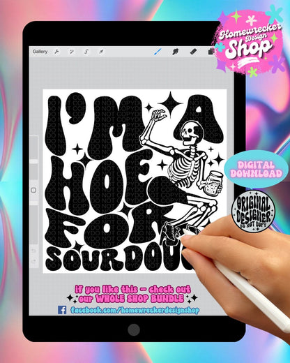 Sourdough Bread PNG Hoe for Sourdough dancing skeleton