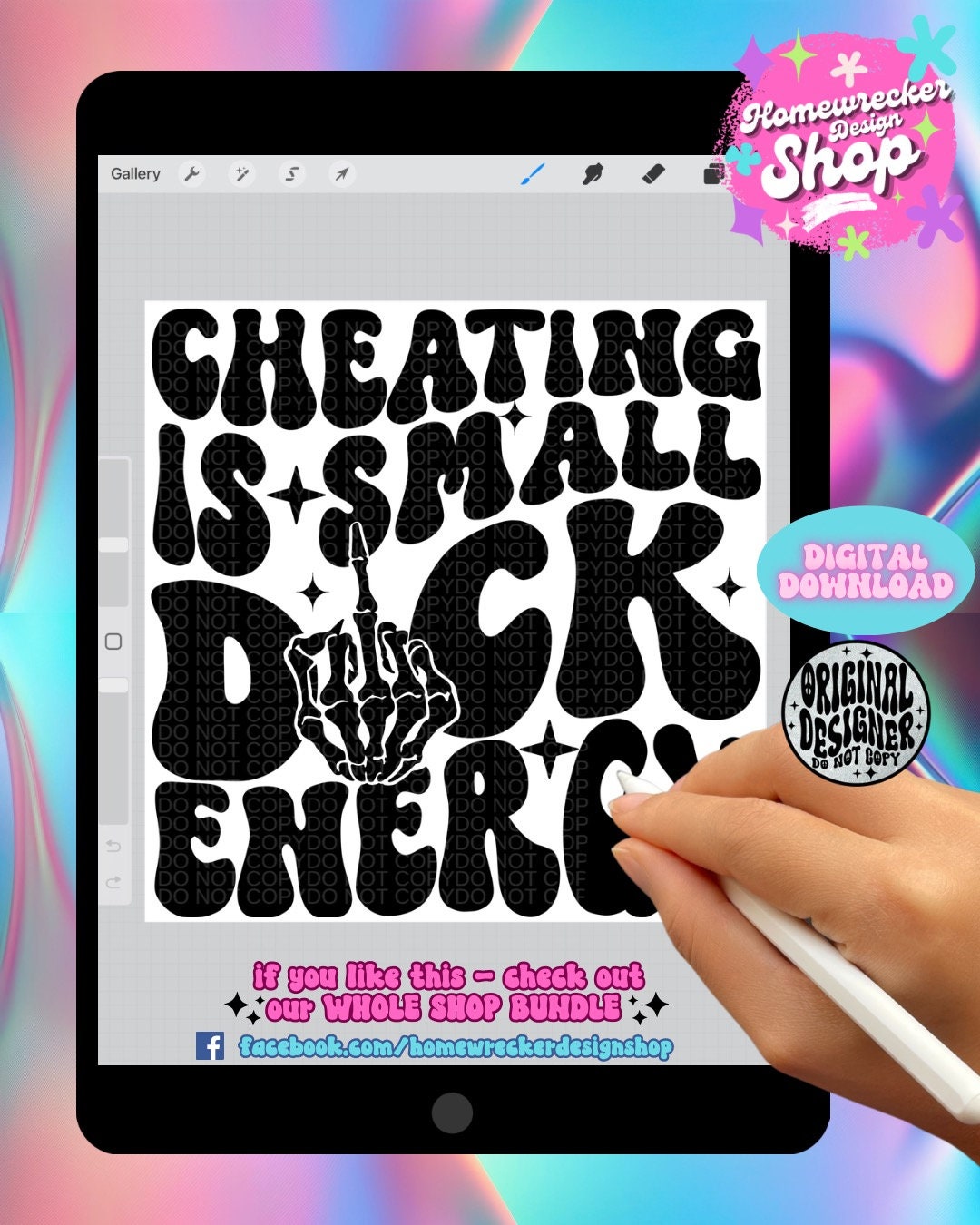 Cheating is small dick energy, PNG Download