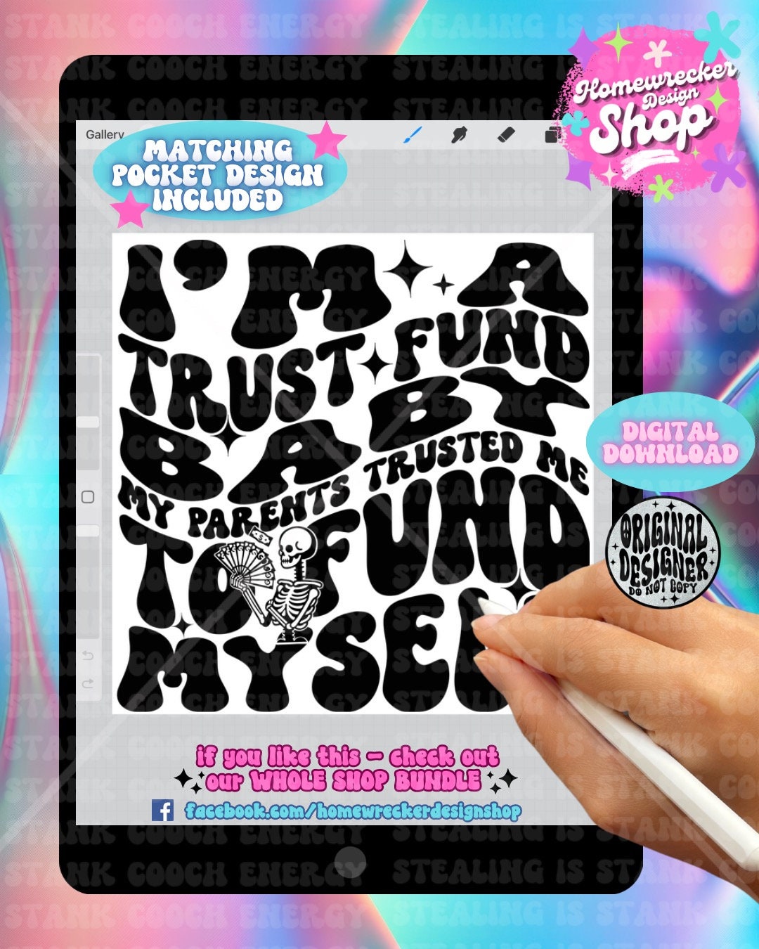 I’m A Trust Fund Baby PNG