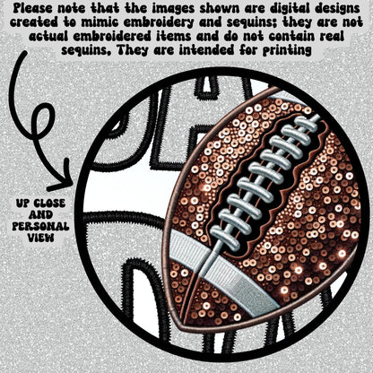 Faux Embroidery Game Day Sports BUNDLE, football, baseball, cheer, softball, lacrosse, soccer, volleyball, basketball