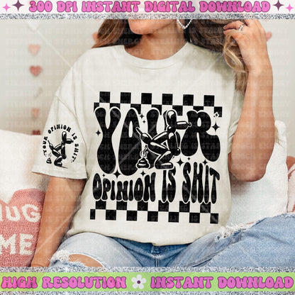 Your Opinion Is Shit balloon Dog PNG Download