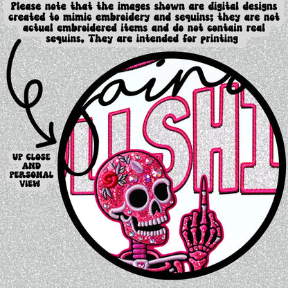 Babes Against Bullshit PNG Faux Embroidery Faux glitter digital download