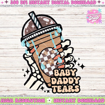 Baby Daddy Tears PNG Download