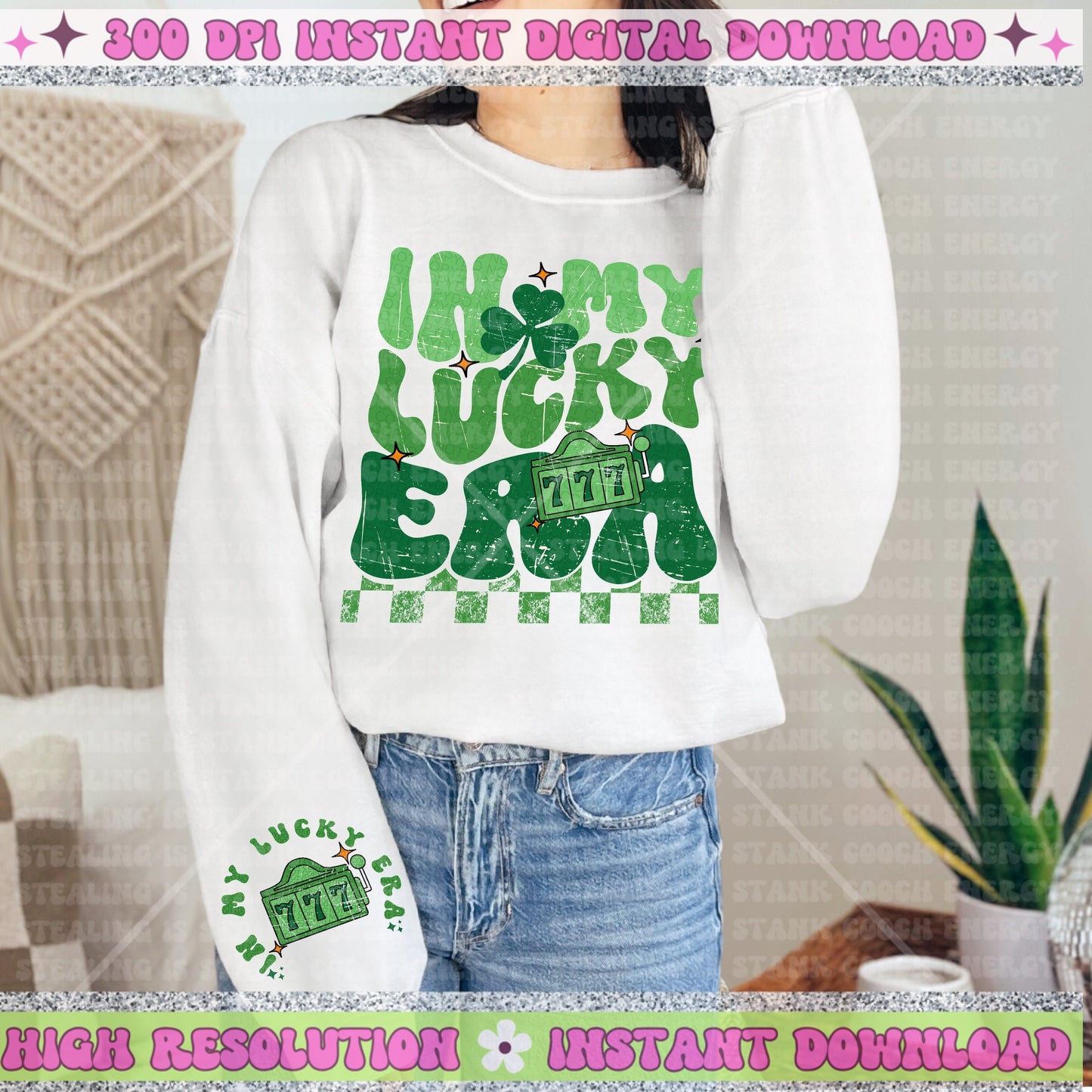 In my Lucky Era PNG digital download