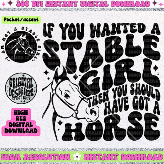 If you wanted a stable girl  PNG Download