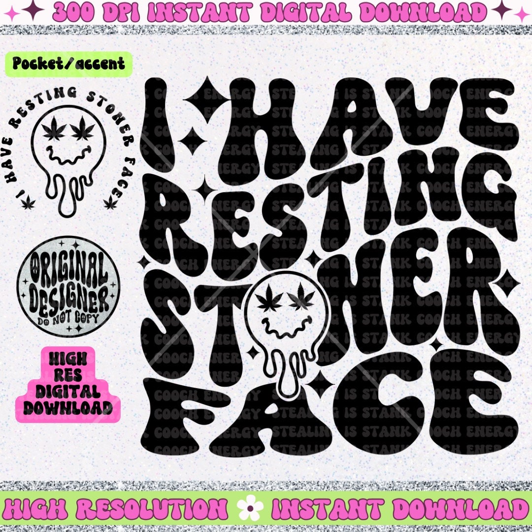 I have resting stoner face PNG
