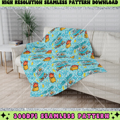 Live Laugh Toaster Bath Seamless Pattern, Seamless file, Seamless design for printing, 300 dpi PNG Download