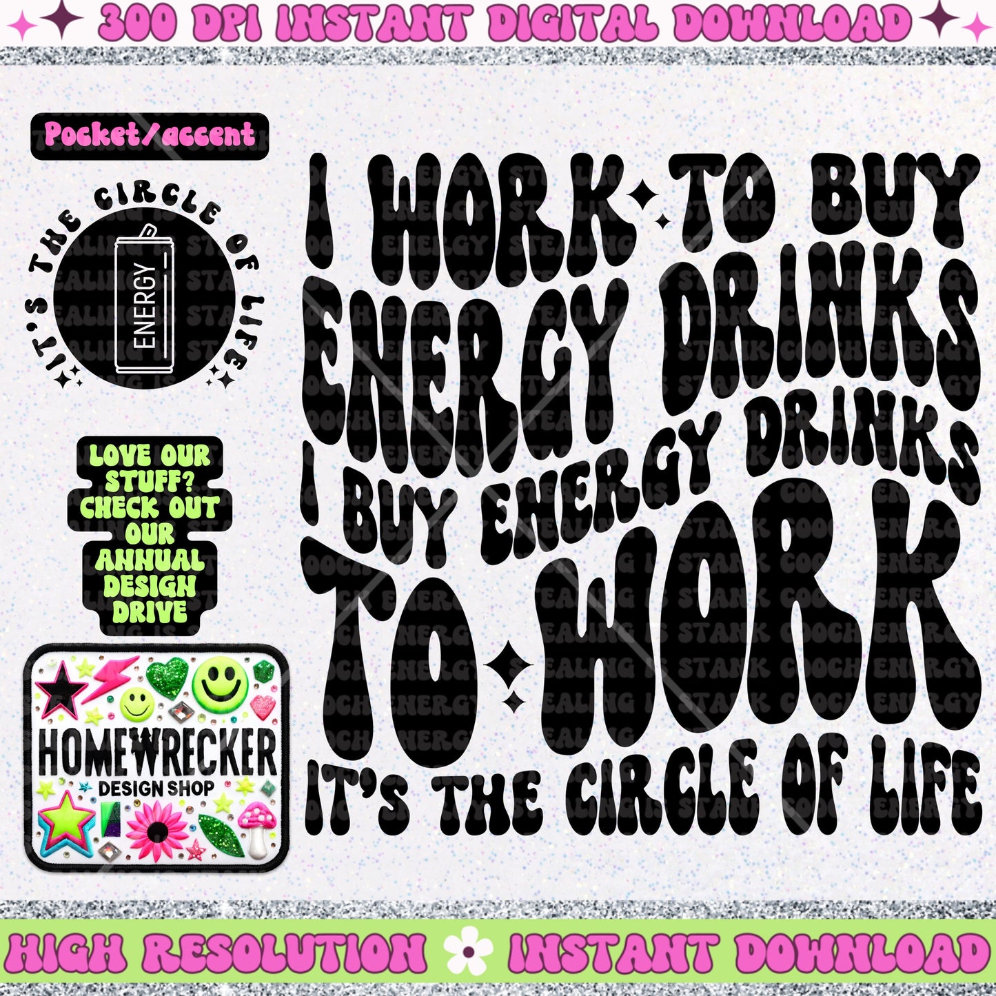I work to buy energy drinks PNG