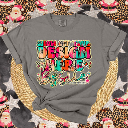 Comfort Colors Mockup, Christmas T-shirt Mock-up, Grey, flat lay, Retro leopard print Santa Claus, product mock-up, blank t-shirt download