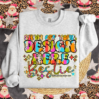 GILDAN Ash Sweatshirt Mockup, G18000 Mockup, flat lay, Retro leopard print Santa Claus, product mock-up, download