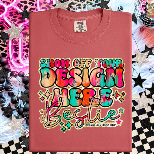 Comfort colors Mockup, Cumin, CC1717 flat lay, Neon Disco Balloon Dog Neon Light, Checkered print Trendy Mock up