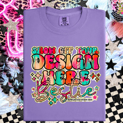 Comfort colors Mockup, Violet , CC1717 flat lay, Neon Disco Balloon Dog Neon Light, Checkered print Trendy Mock up