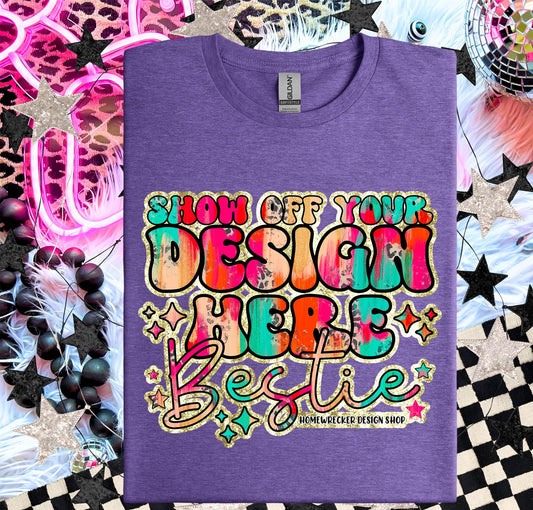 Gildan Softstyle Mockup, Heather Purple, G64000 flat lay, Neon Disco Balloon Dog Neon Light, Checkered print Trendy Mock up