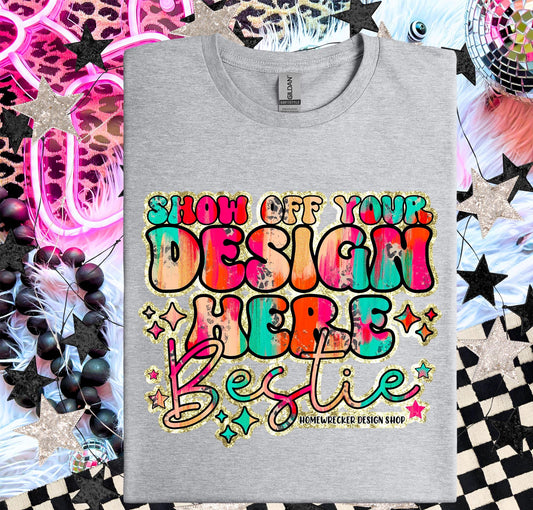 Gildan Softstyle Mockup, Heather Sport Grey, G64000 flat lay, Neon Disco Balloon Dog Neon Light, Checkered print Trendy Mock up