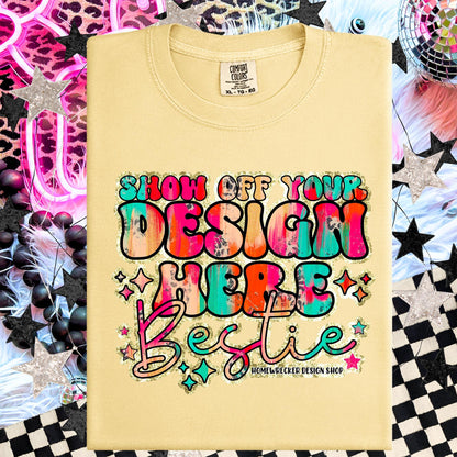 Comfort colors Mockup, Banana, CC1717 flat lay, Neon Disco Balloon Dog Neon Light, Checkered print Trendy Mock up