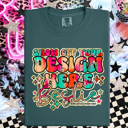 Comfort colors Mockup, Blue Spruce, CC1717 flat lay, Neon Disco Balloon Dog Neon Light, Checkered print Trendy Mock up