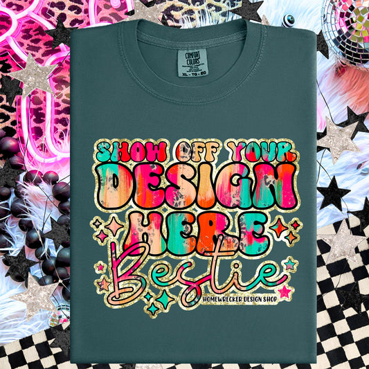 Comfort colors Mockup, Blue Spruce, CC1717 flat lay, Neon Disco Balloon Dog Neon Light, Checkered print Trendy Mock up