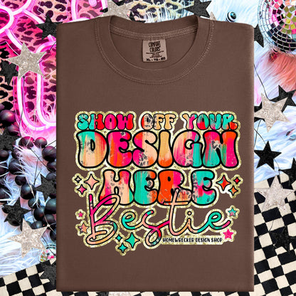 Comfort colors Mockup, Espresso , CC1717 flat lay, Neon Disco Balloon Dog Neon Light, Checkered print Trendy Mock up