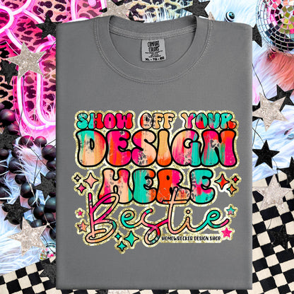 Comfort colors Mockup, Gray , CC1717 flat lay, Neon Disco Balloon Dog Neon Light, Checkered print Trendy Mock up