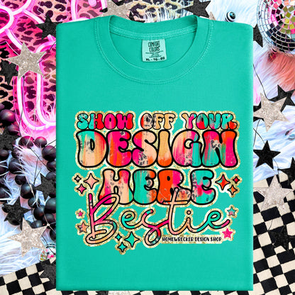 Comfort colors Mockup, Island Green , CC1717 flat lay, Neon Disco Balloon Dog Neon Light, Checkered print Trendy Mock up