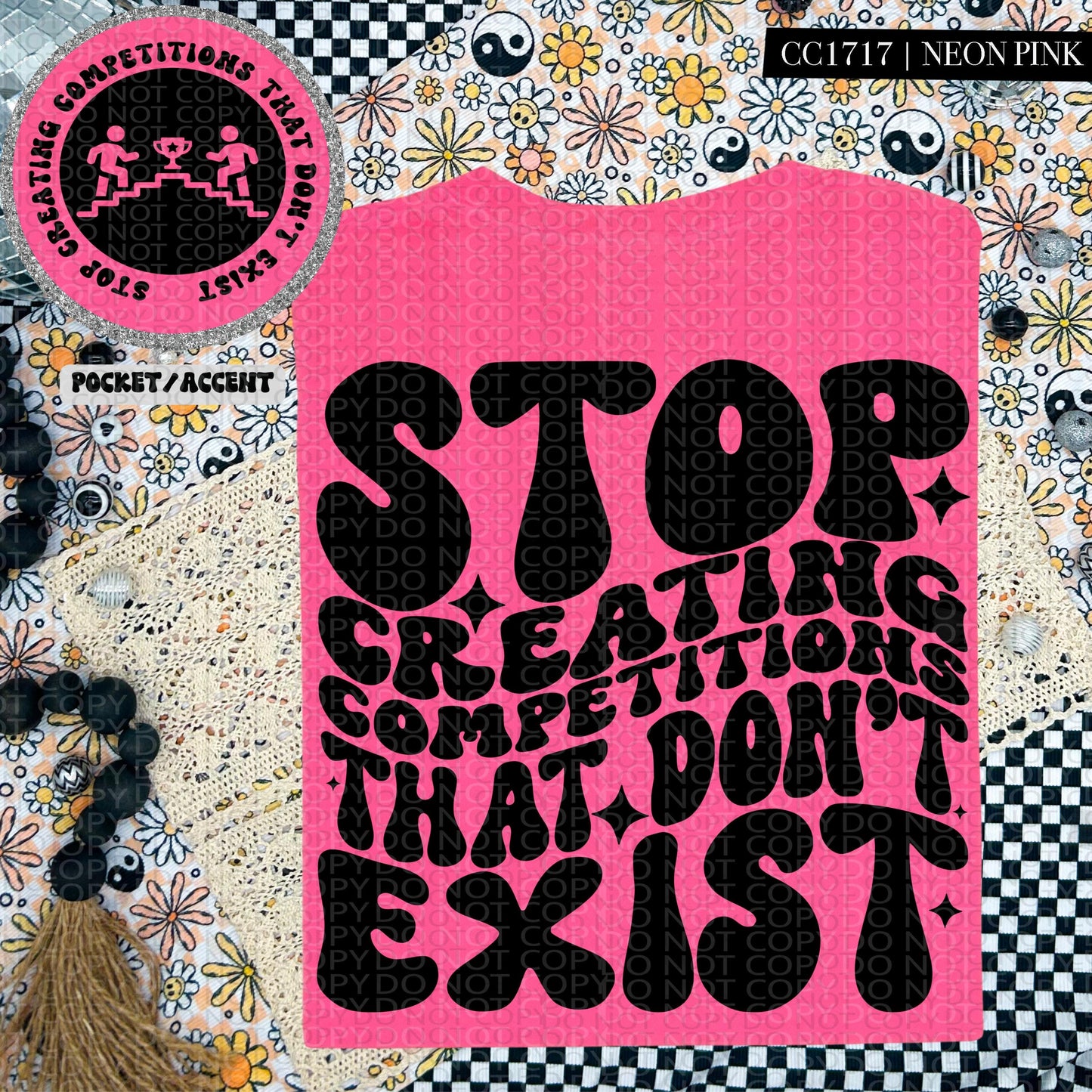 Stop creating competitions that don't exist | Wavy Design, Front Pocket, Snarky PNG