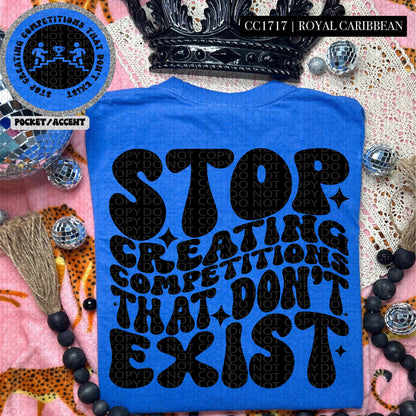 Stop creating competitions that don't exist | Wavy Design, Front Pocket, Snarky PNG