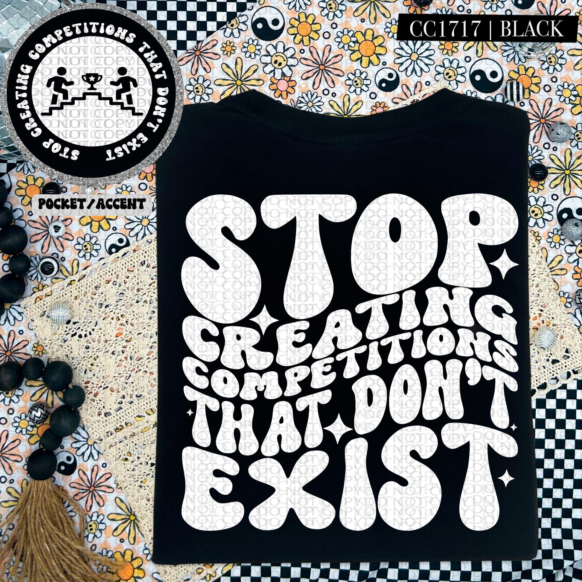 Stop creating competitions that don't exist | Wavy Design, Front Pocket, Snarky PNG