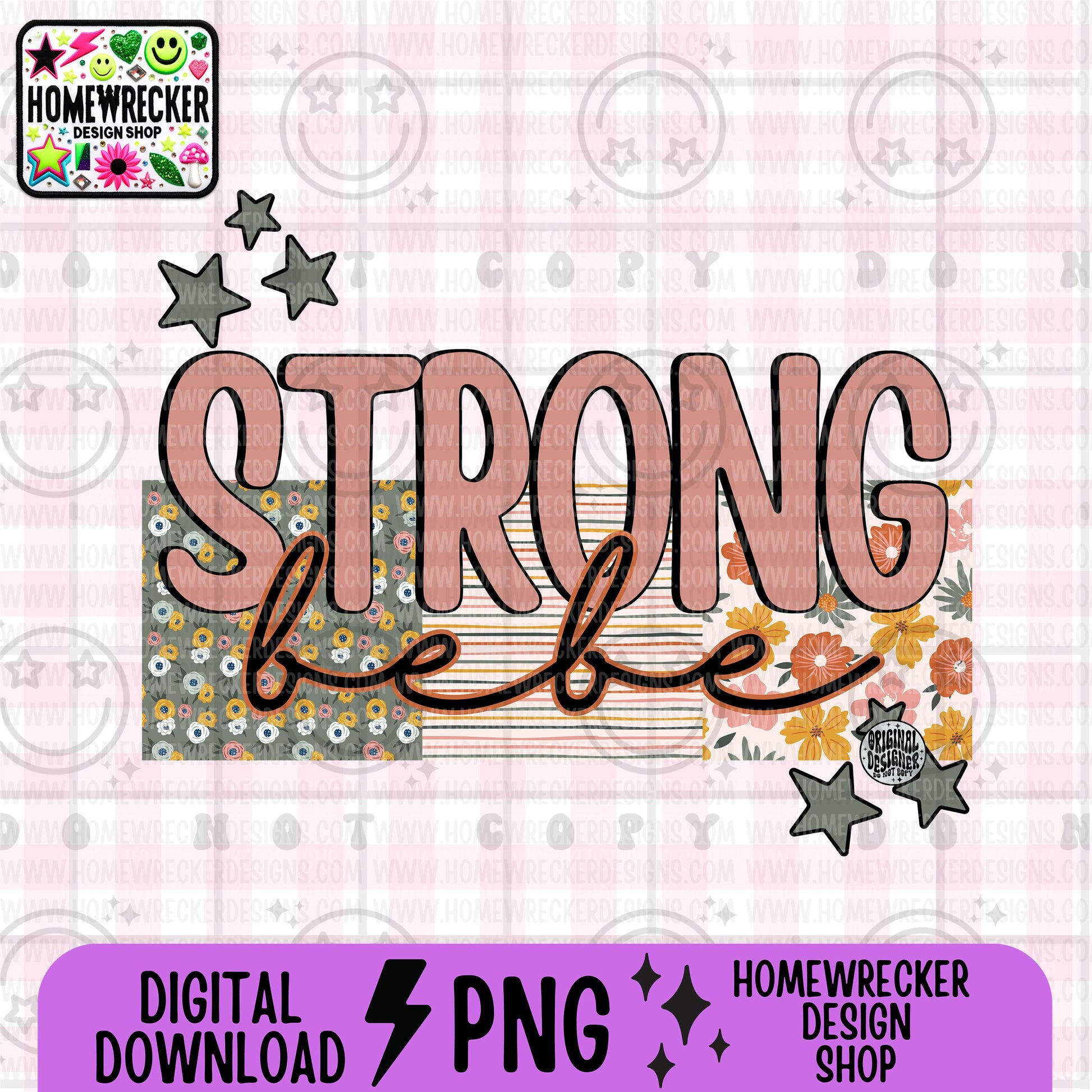 Strong Bebe PNG digital download