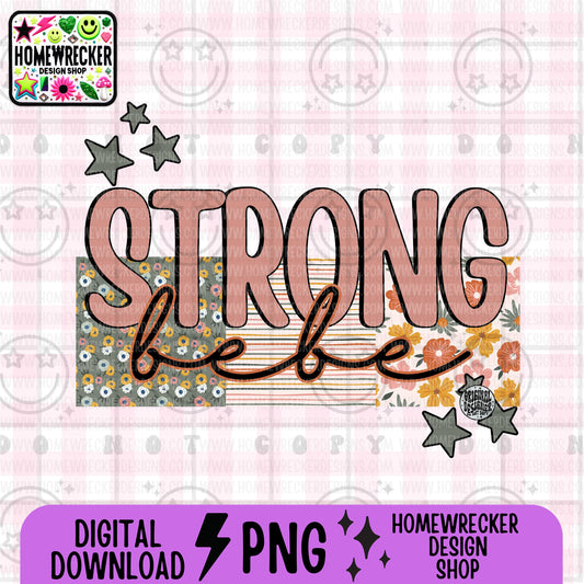 Strong Bebe PNG digital download