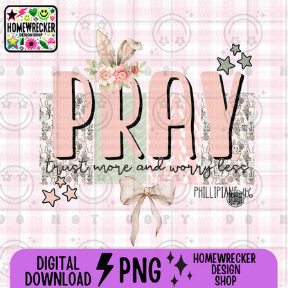 Pray PNG| Easter Faith digital download