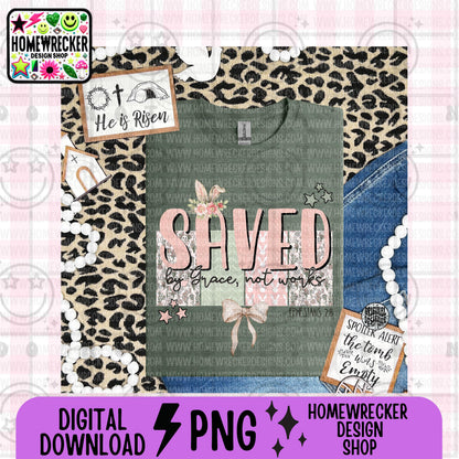 Saved PNG | Easter Faith digital download