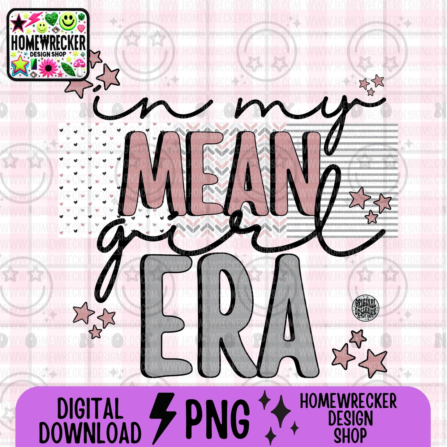 in my mean girl era PNG digital download
