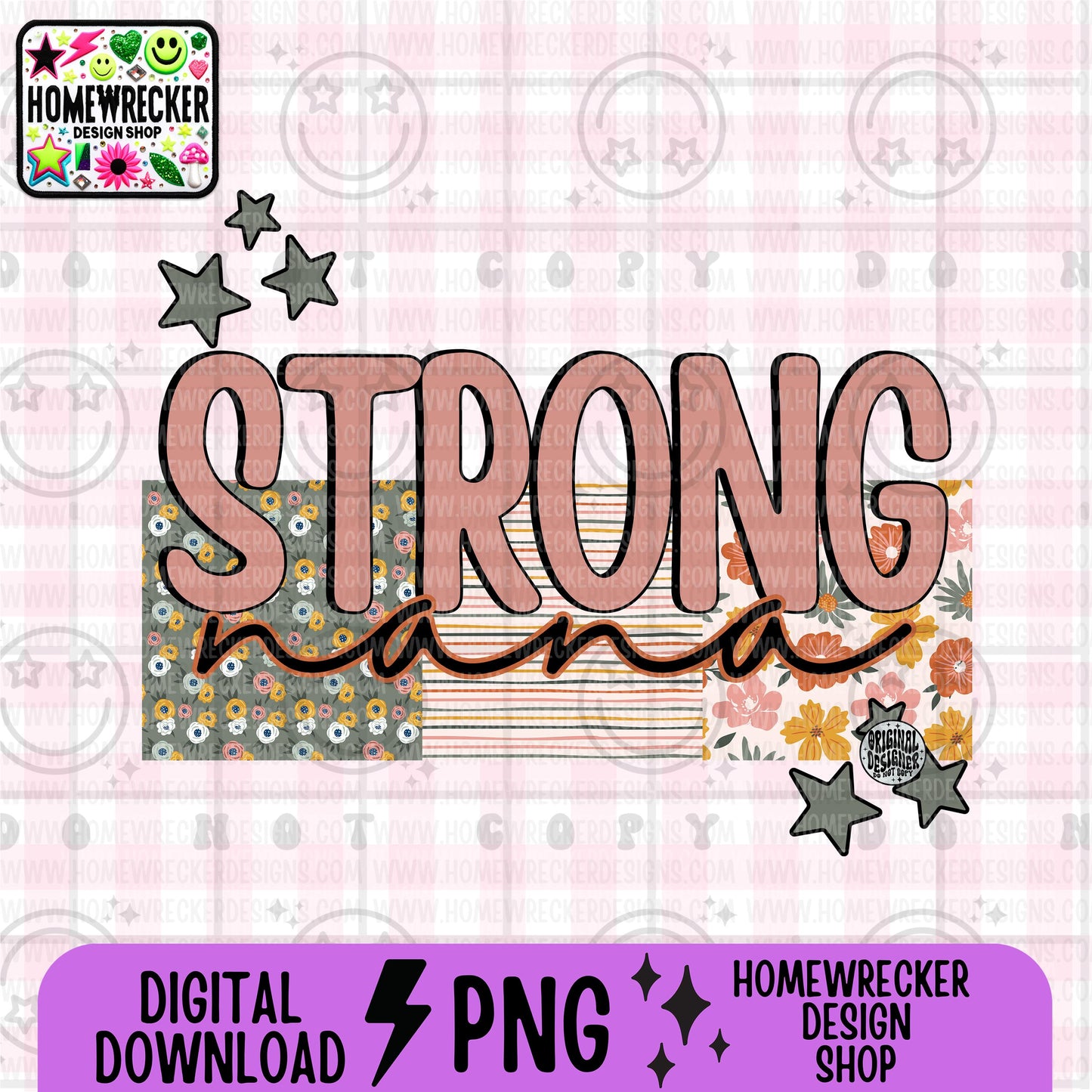 Strong Nana PNG digital download