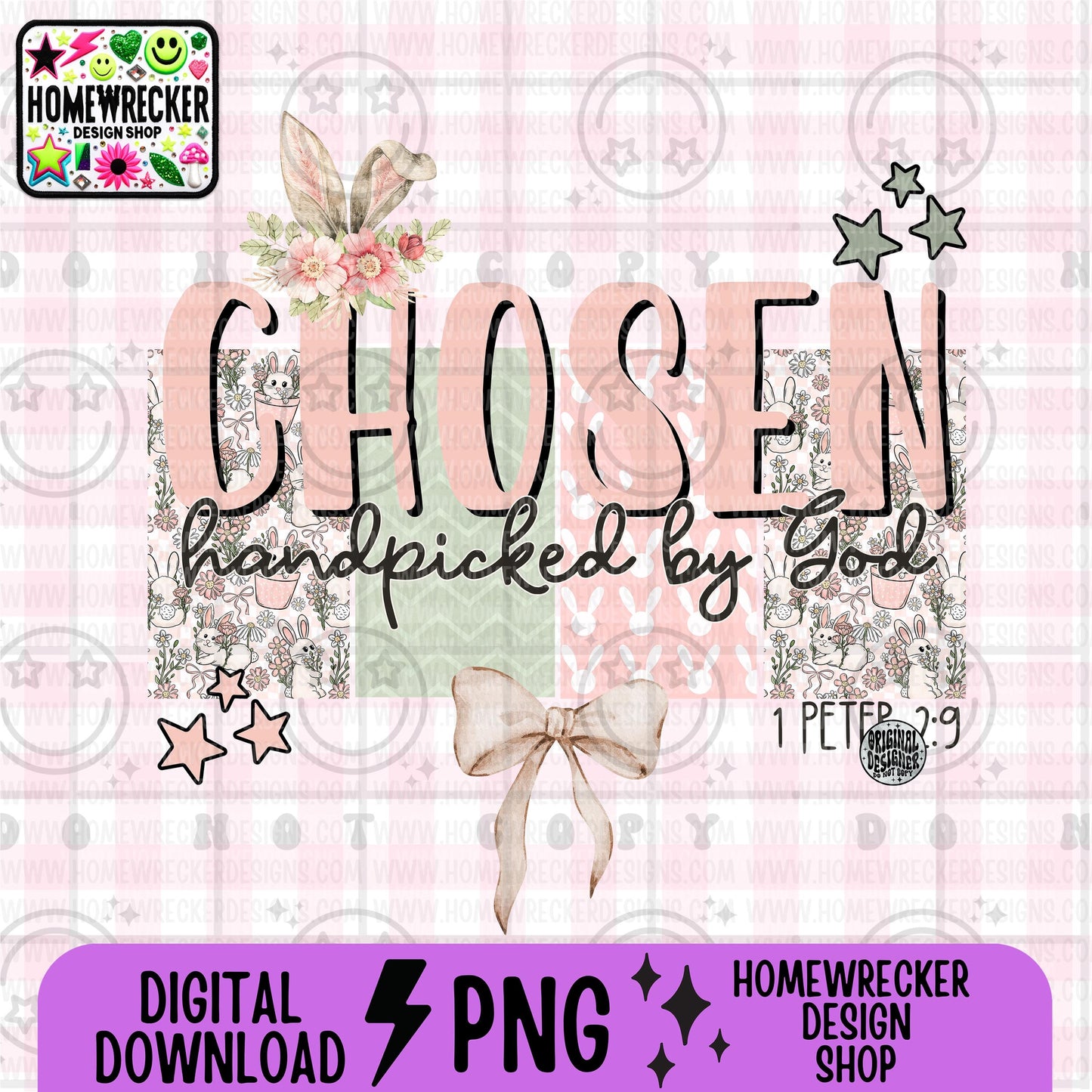 Chosen PNG digital download