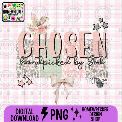 Chosen PNG digital download