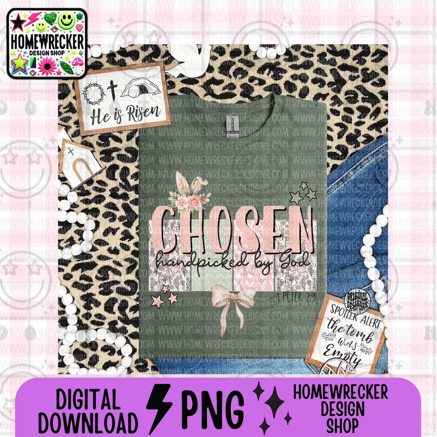 Chosen PNG digital download