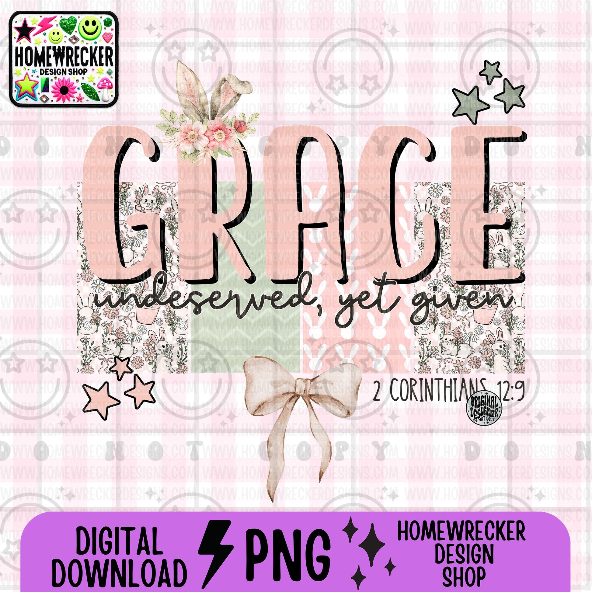 Grace PNG digital download