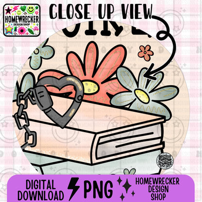 Good girls read bad books, spring daisy florals, neutral colors, water color, bookish reading, transparent png, sublimation digital download