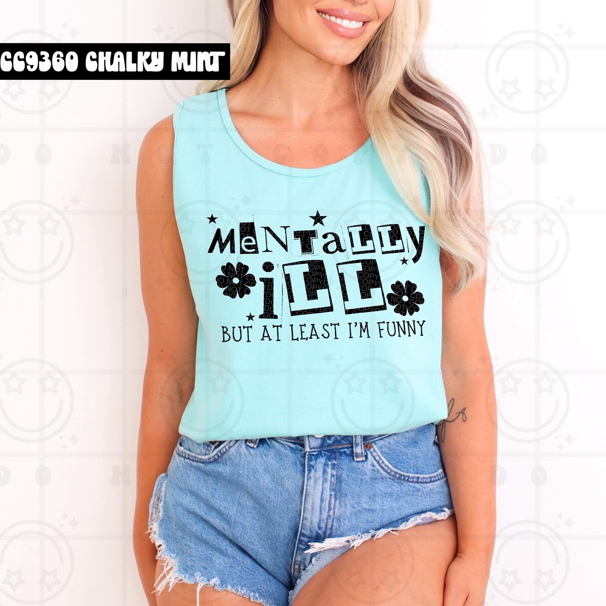 Single Color Snarky Mental Health PNG Design BUNDLE | mentally spicy, diagnosed, undiagnosed, self diagnosed, mentally ill but funny, trauma