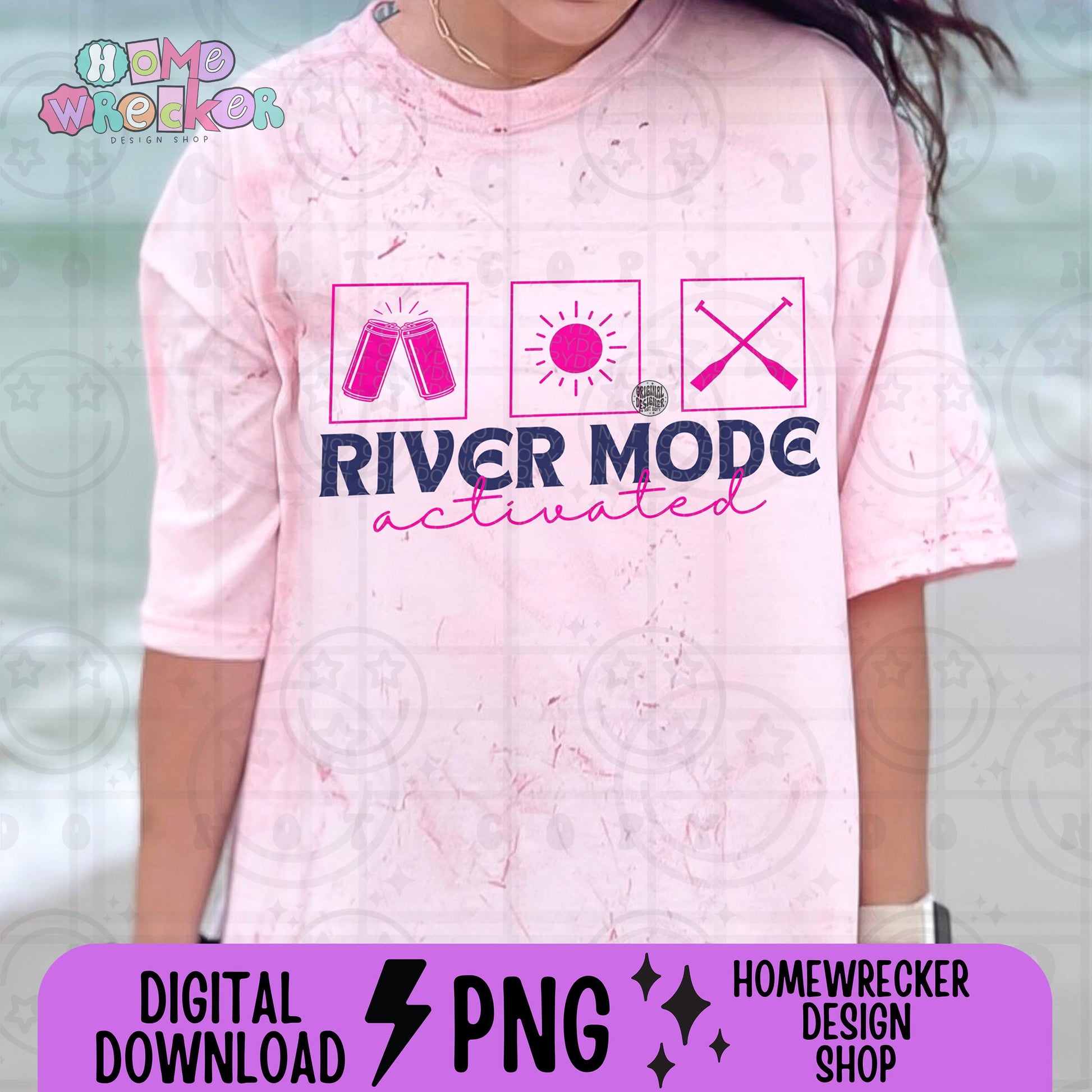 River mode activated summer png designs lake river boating summer sports sunshine digital download for tshirts stickers tumblers sublimation